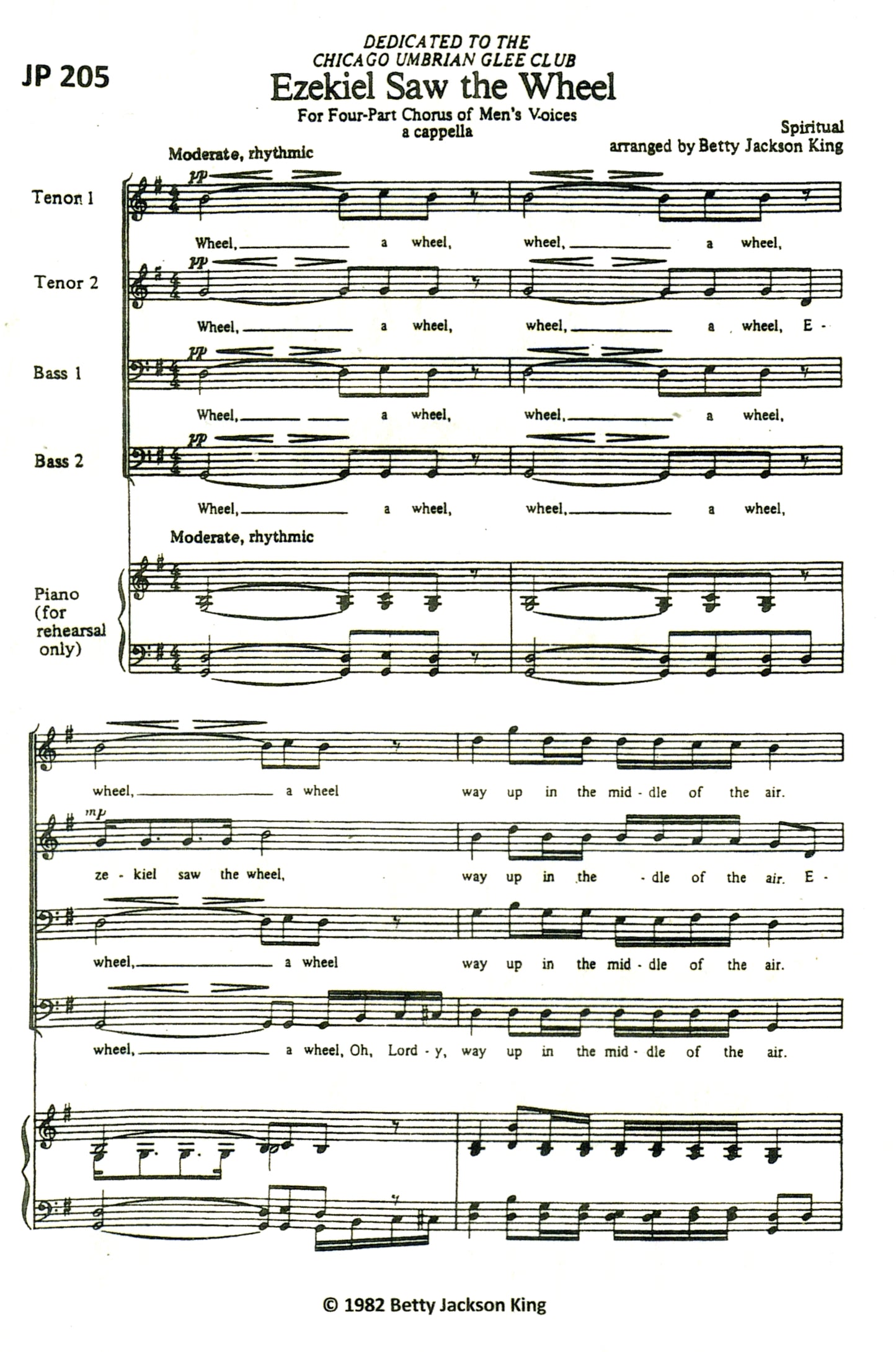 Ezekiel Saw the Wheel - JP 205