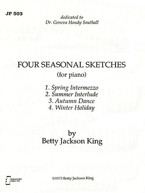Four Seasonal Sketches - JP 503 – Jacksonian Press new