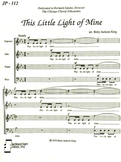 This Little Light of Mine - JP 112