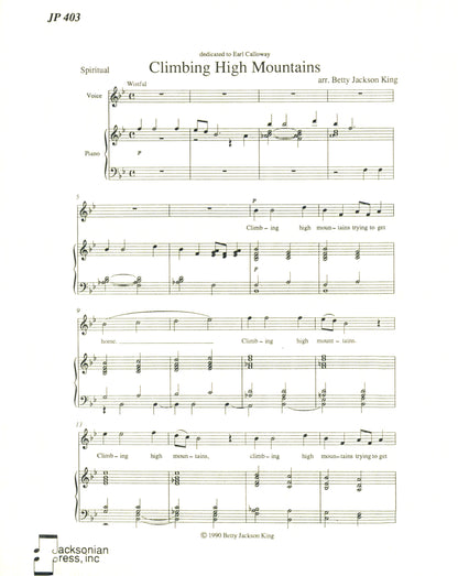 Climbing High Mountains - JP 403