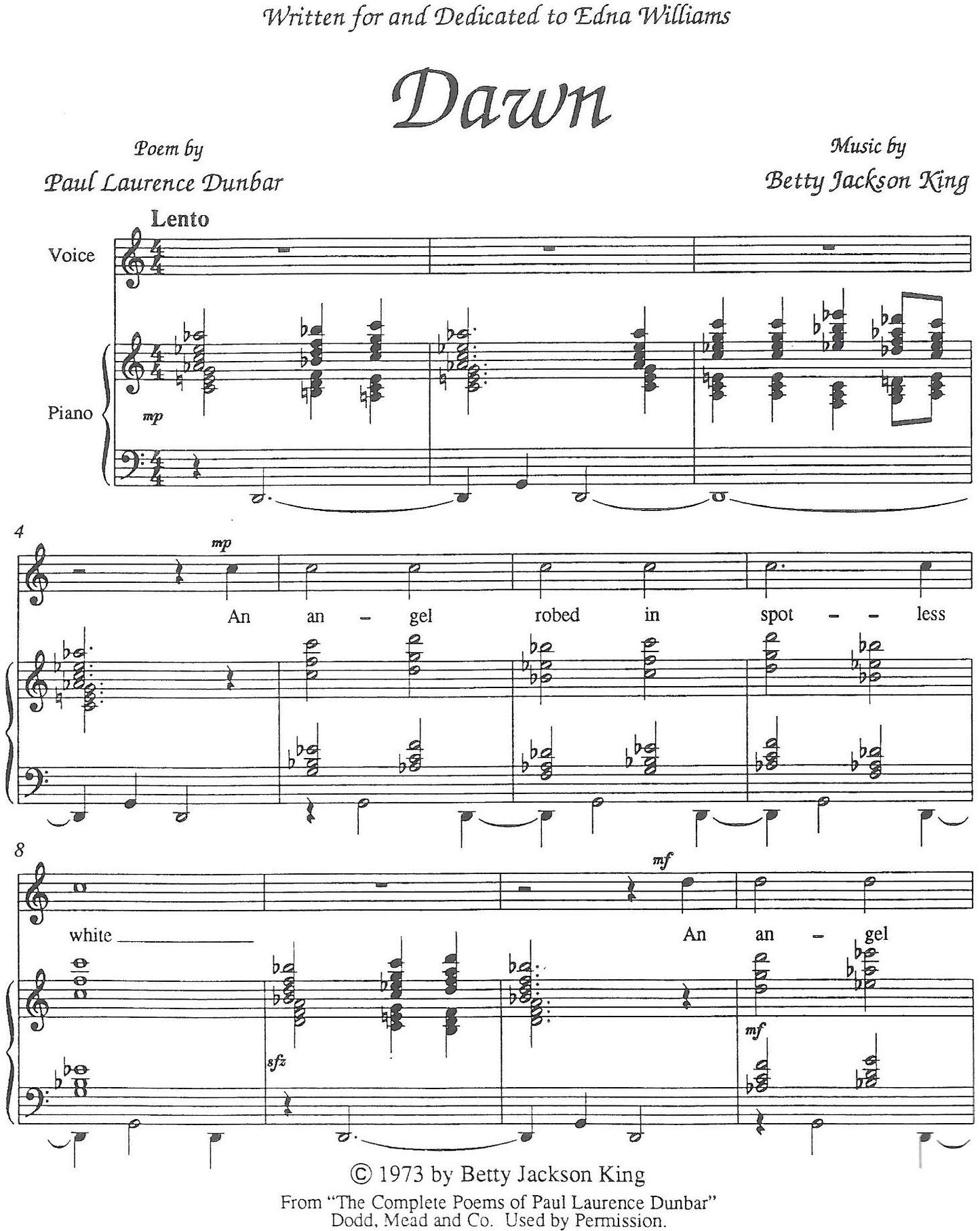 A Set of Three Dunbar Poems - JP 404